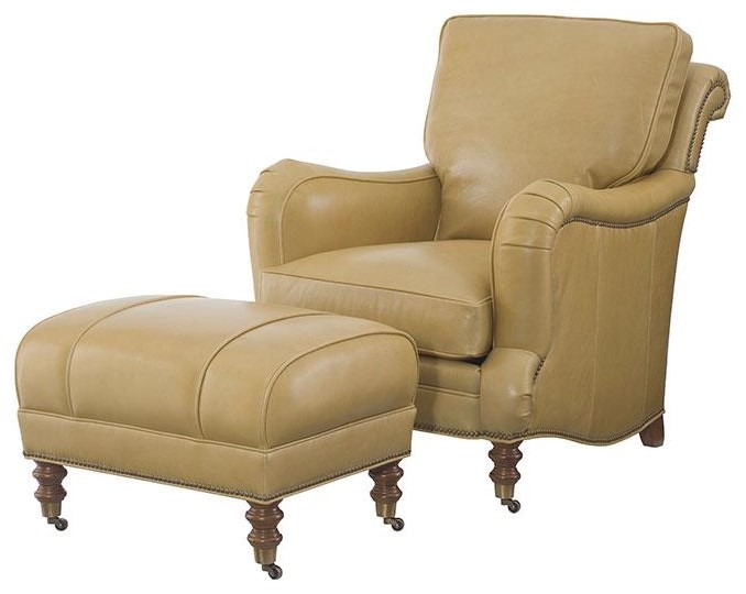 Wesley Hall Accent Chairs and Ottomans L7008 Hartwell Leather Chair